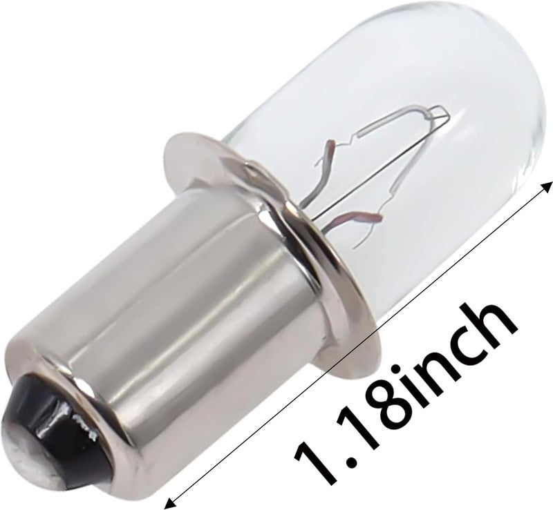 KWEOTUGO 2 Pack XPR18 18v 0.6A Xenon Flashlight Bulb fits Dewalt DW9083 DW908 DW919 DC509 Flashlights Ridgid 18 Volt Cordless Flashlights And P703 P704 Cordless Lithium Worklights - Image 2